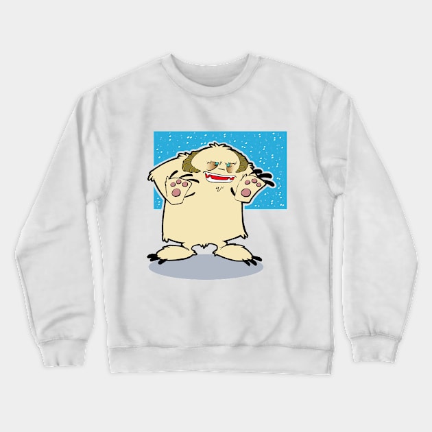 Snow Monster Crewneck Sweatshirt by RichCameron